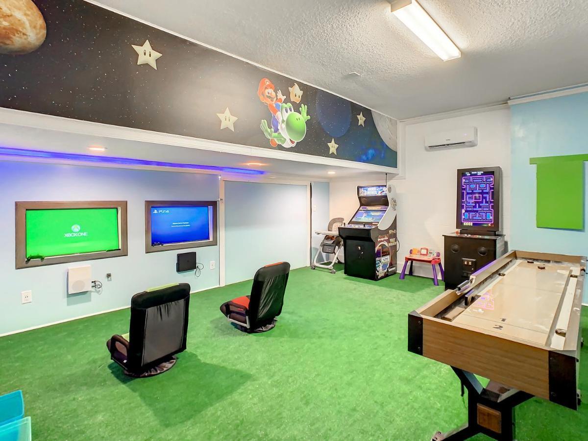 7 Bdr Family Themed Home With Mario Games Room And Free Pool Heat Orlando Exteriér fotografie