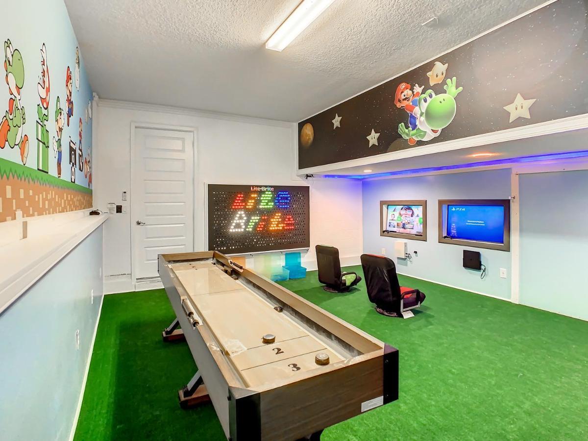 7 Bdr Family Themed Home With Mario Games Room And Free Pool Heat Orlando Exteriér fotografie